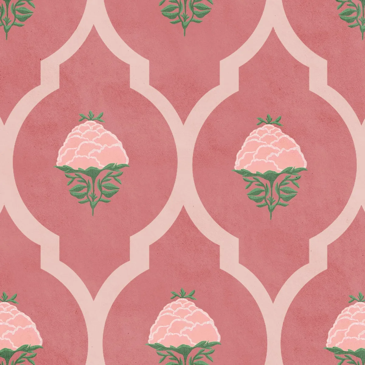 Pink Blossom, Floral Room Wallpaper