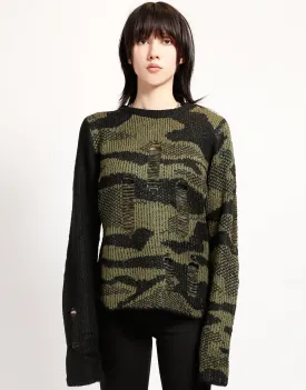 RAG SWEATER CAMO