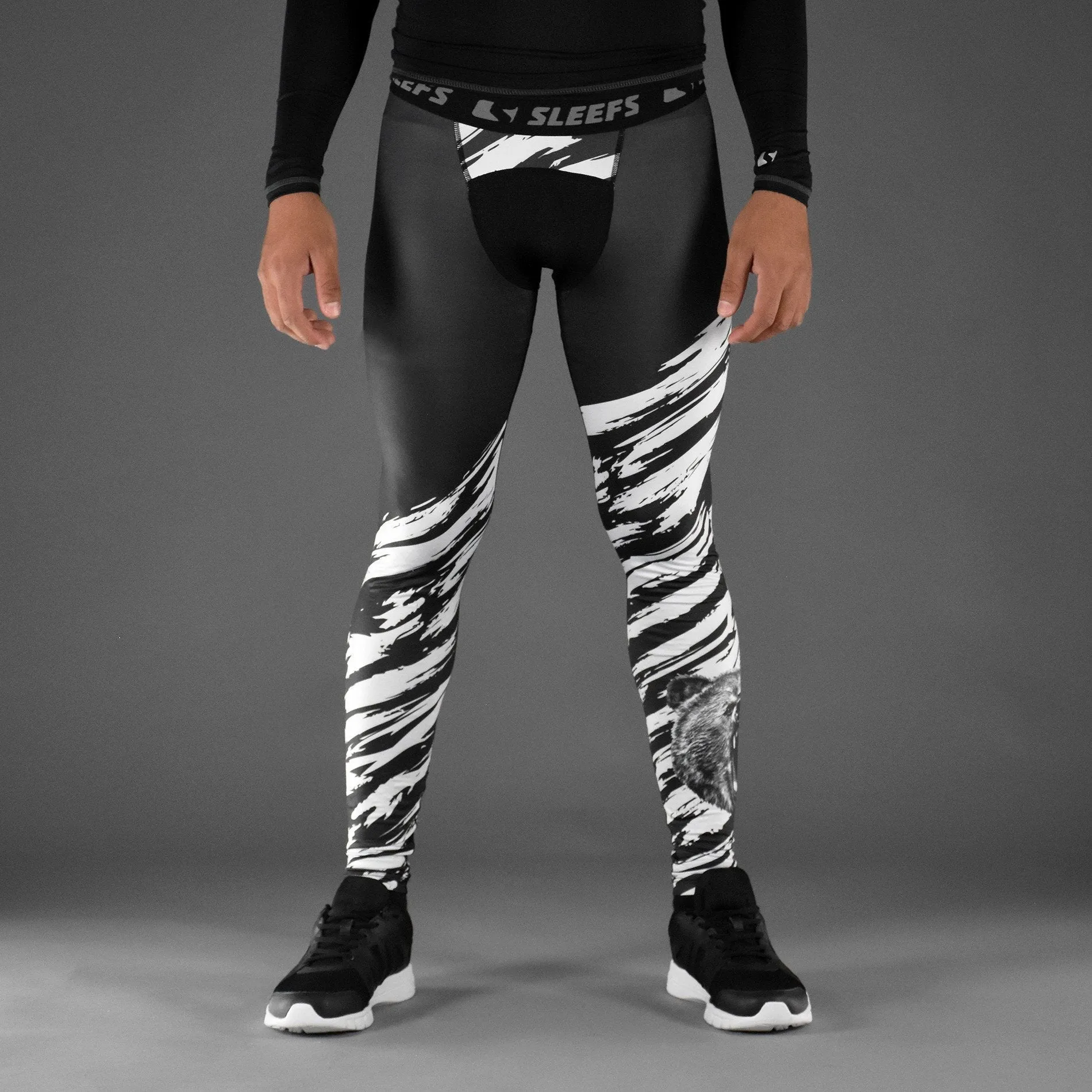 Ripped Bear Compression Tights / Leggings